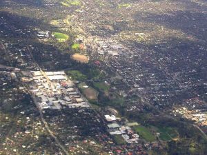 aerial vision of eltham victoria